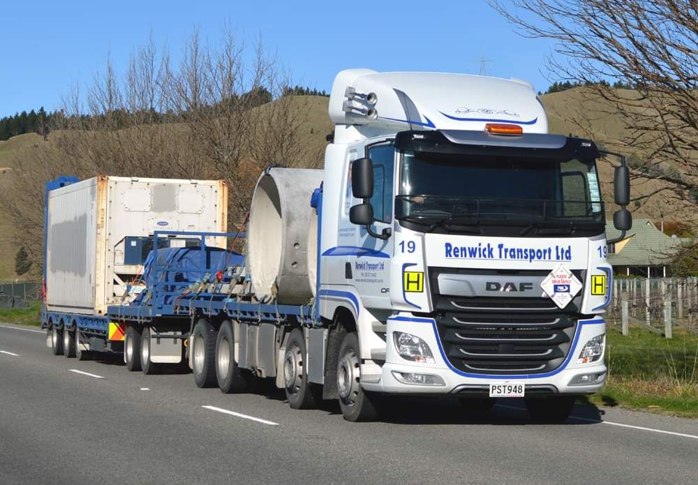 General Freight by Renwick Transport for the Nelson, Marlborough and Canterbury regions.