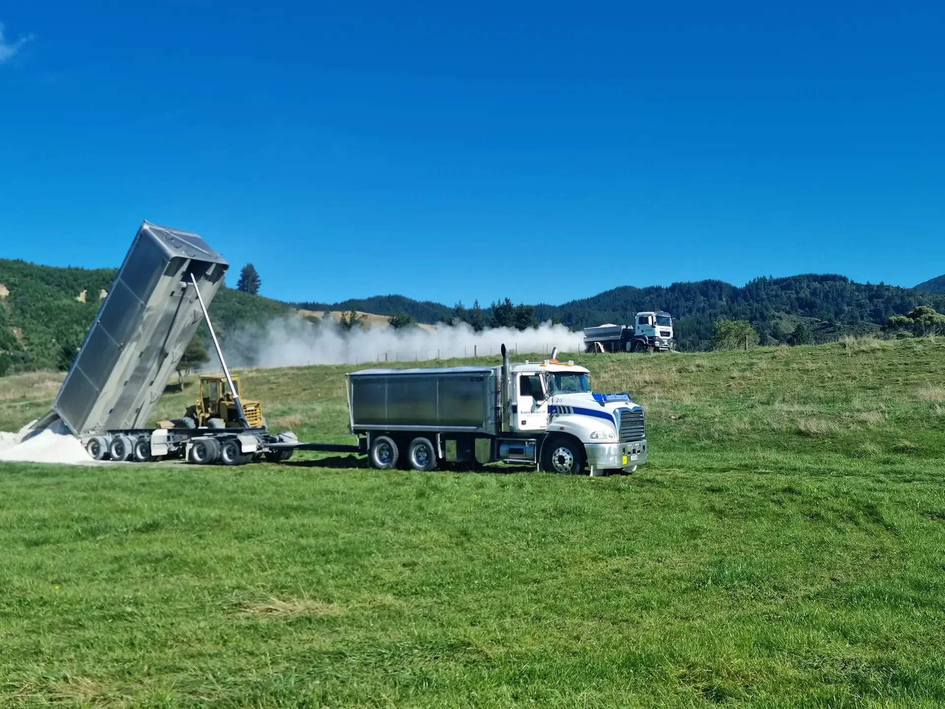 Bulk Freight by Renwick Transport for the Nelson, Marlborough and Canterbury regions.