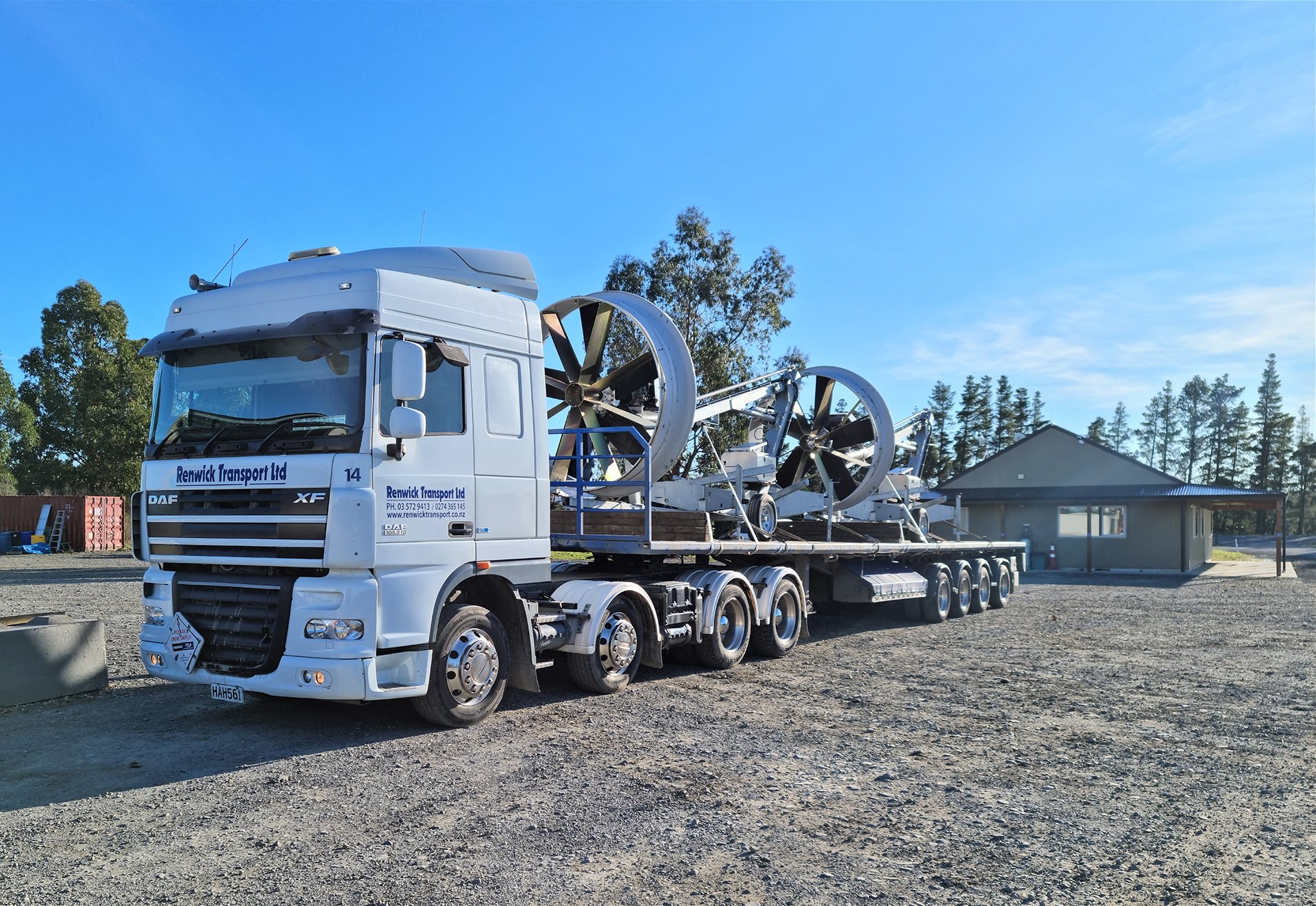 Renwick Transport for all your cartage requirements in Blenheim, Marlborough, New Zealand