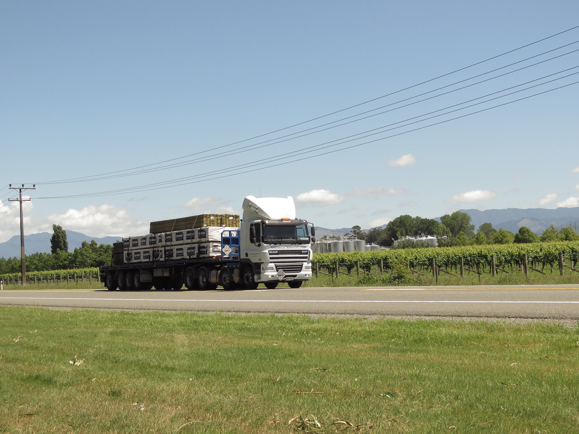 General Freight by Renwick Transport for the Nelson, Marlborough and Canterbury regions.