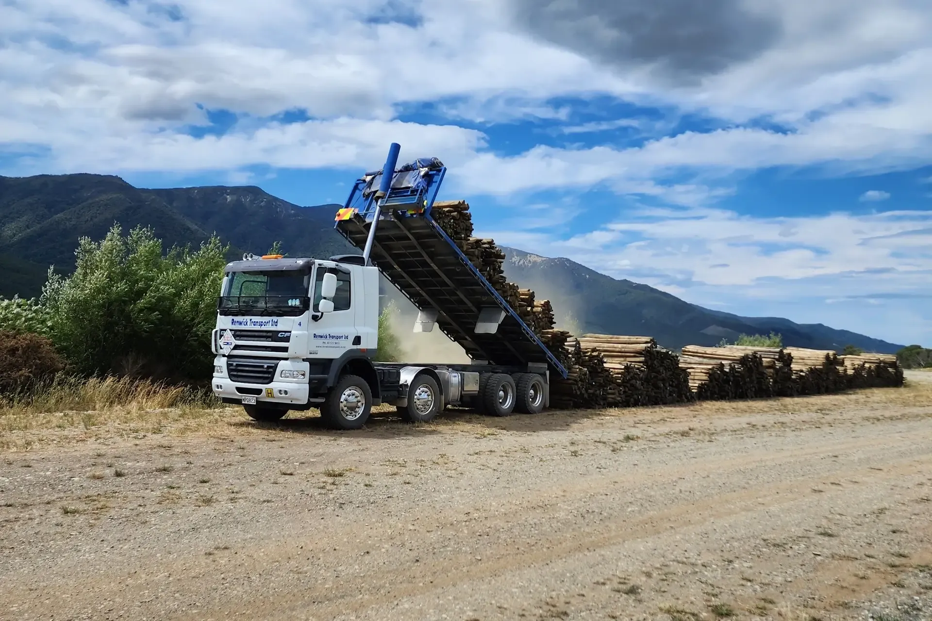 General Freight by Renwick Transport for the Nelson, Marlborough and Canterbury regions.