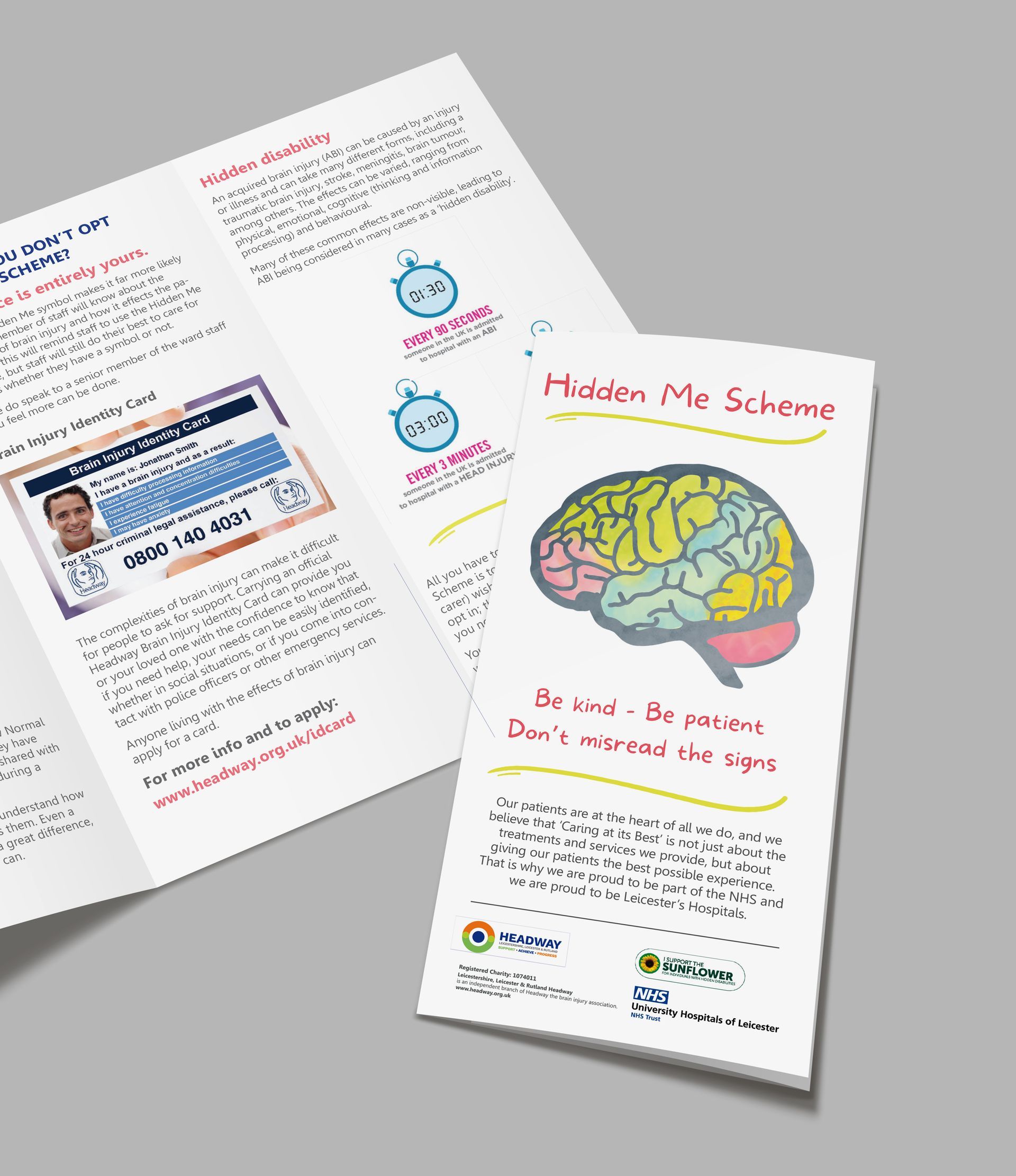 Headway charity design and marketing