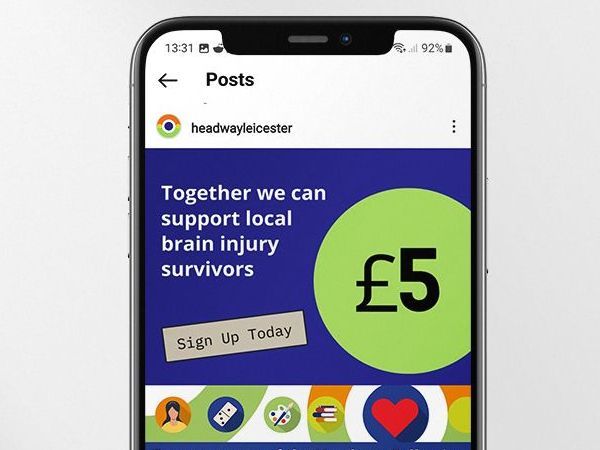 Headway charity design and marketing