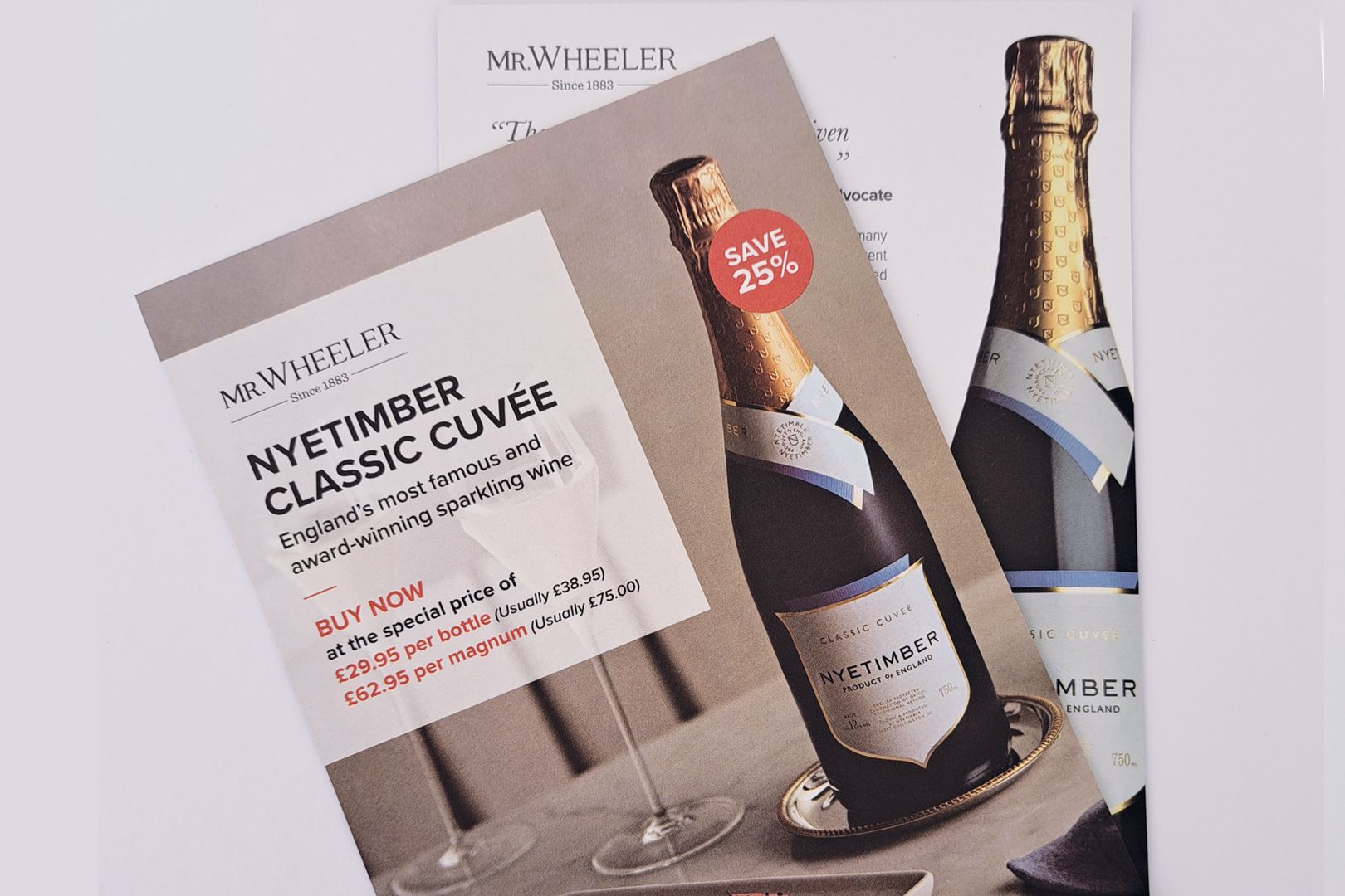 Mr.Wheeler Wine flyer design