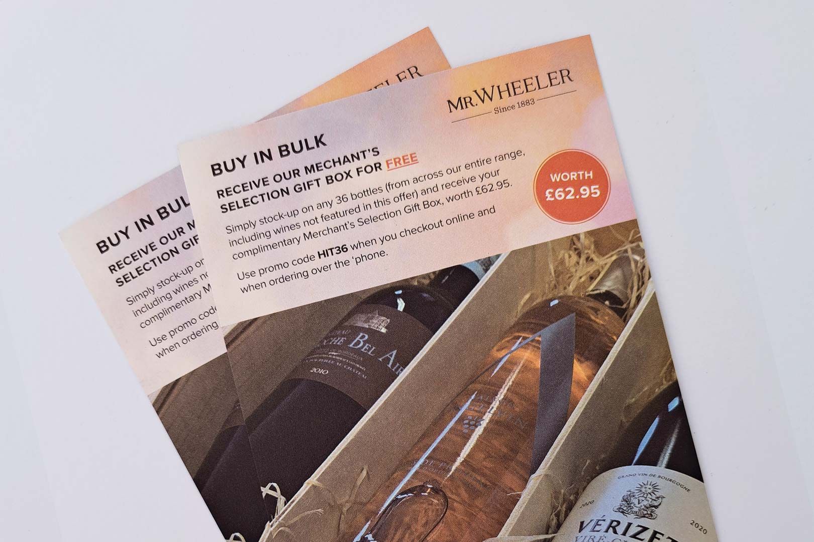 Mr.Wheeler Wine brochure design