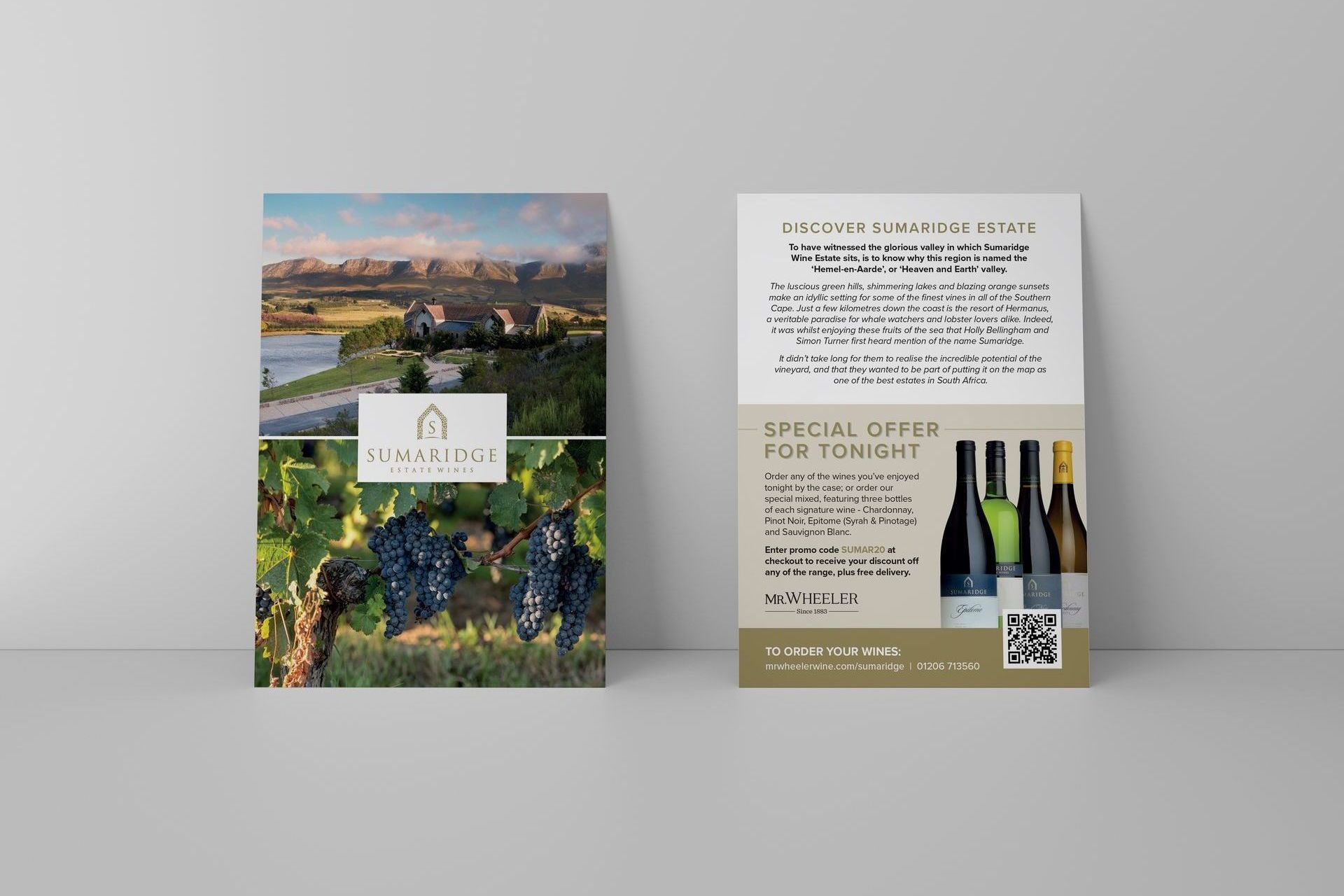 Mr.Wheeler Wine flyer design