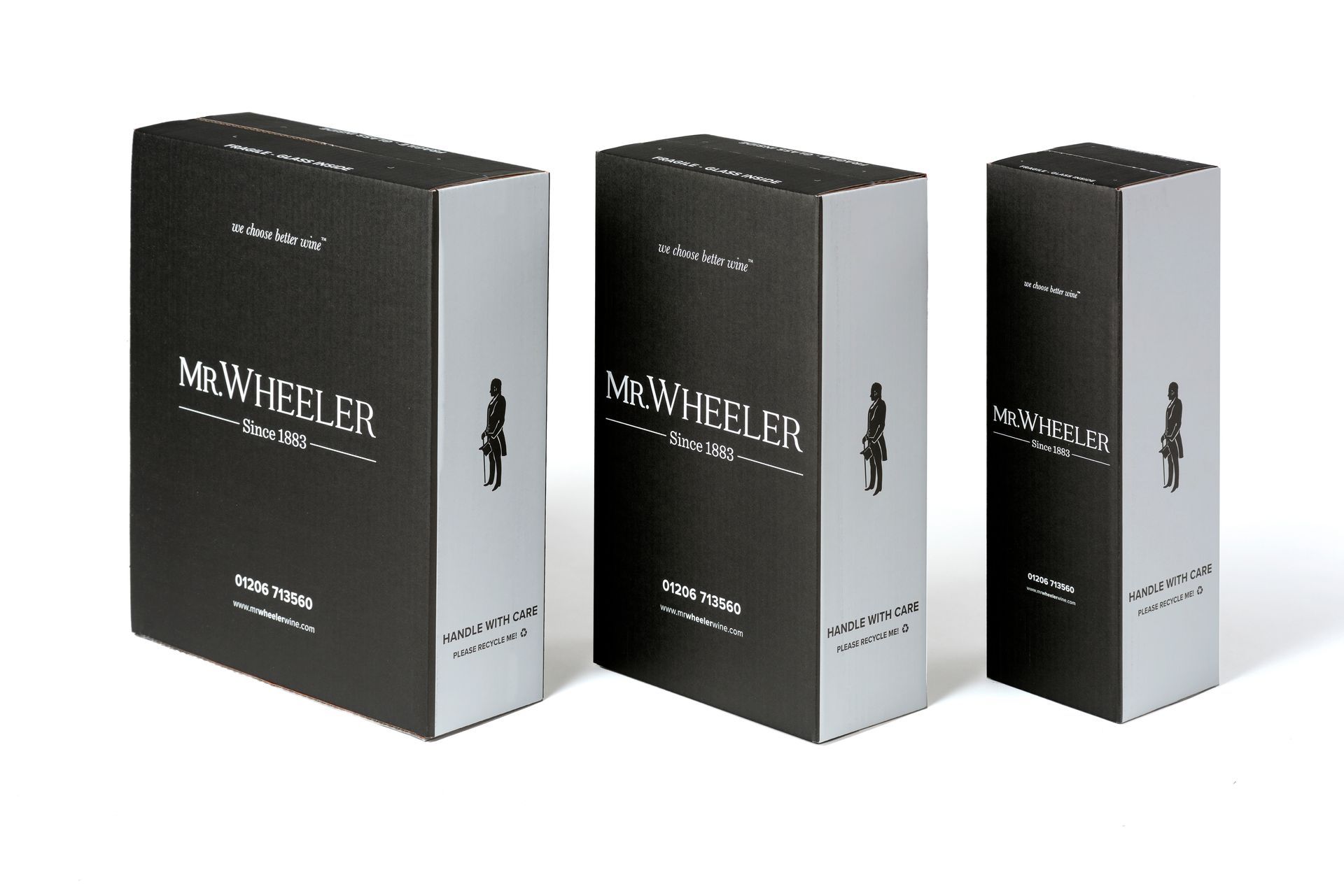 Mr.Wheeler Wine box design