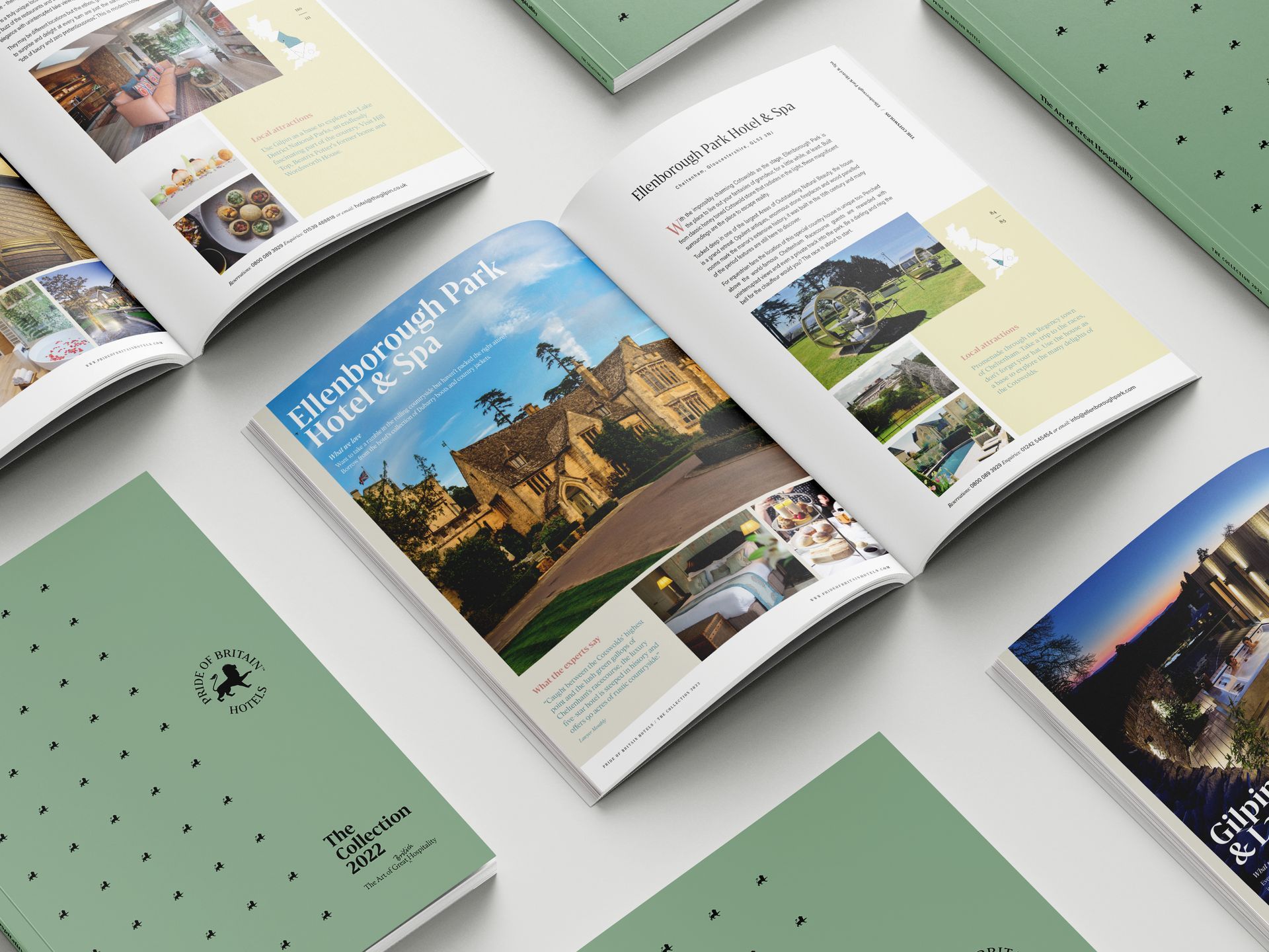 Pride of Britain Hotels brochure design