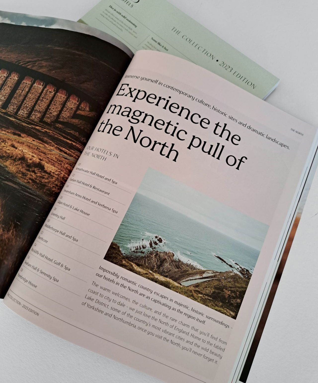 Magazine spread: