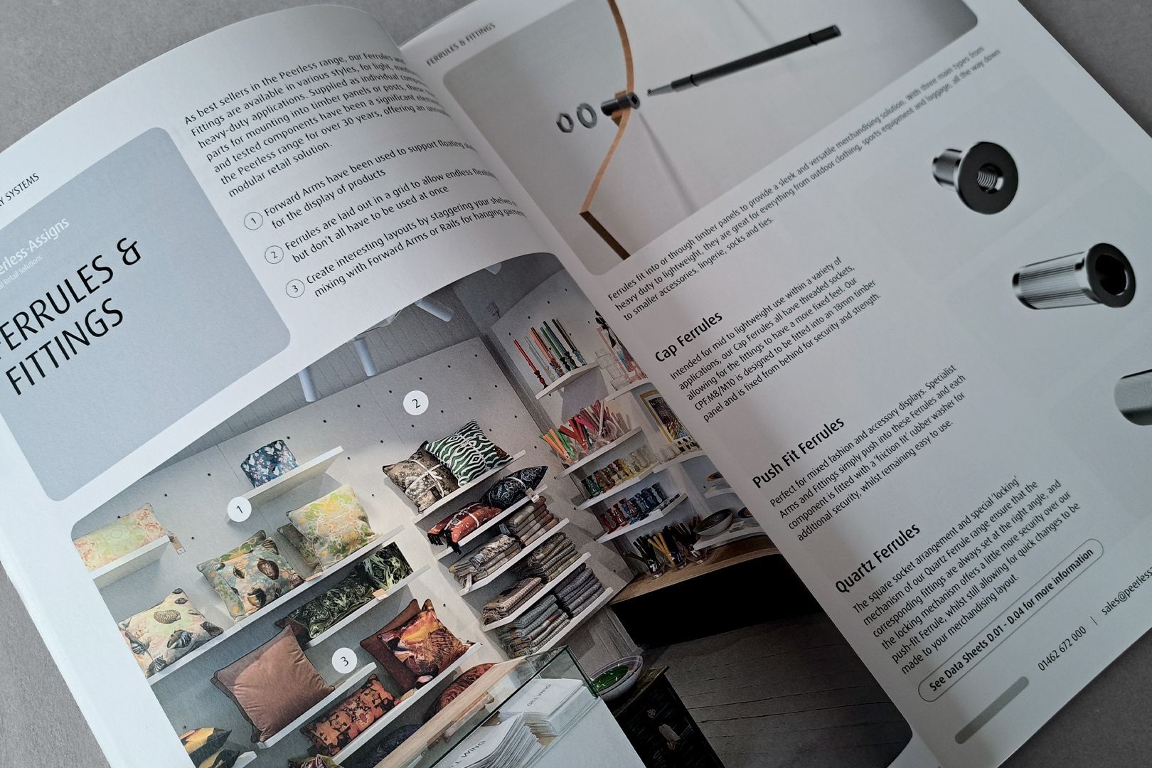 Peerless-Assigns brochure design