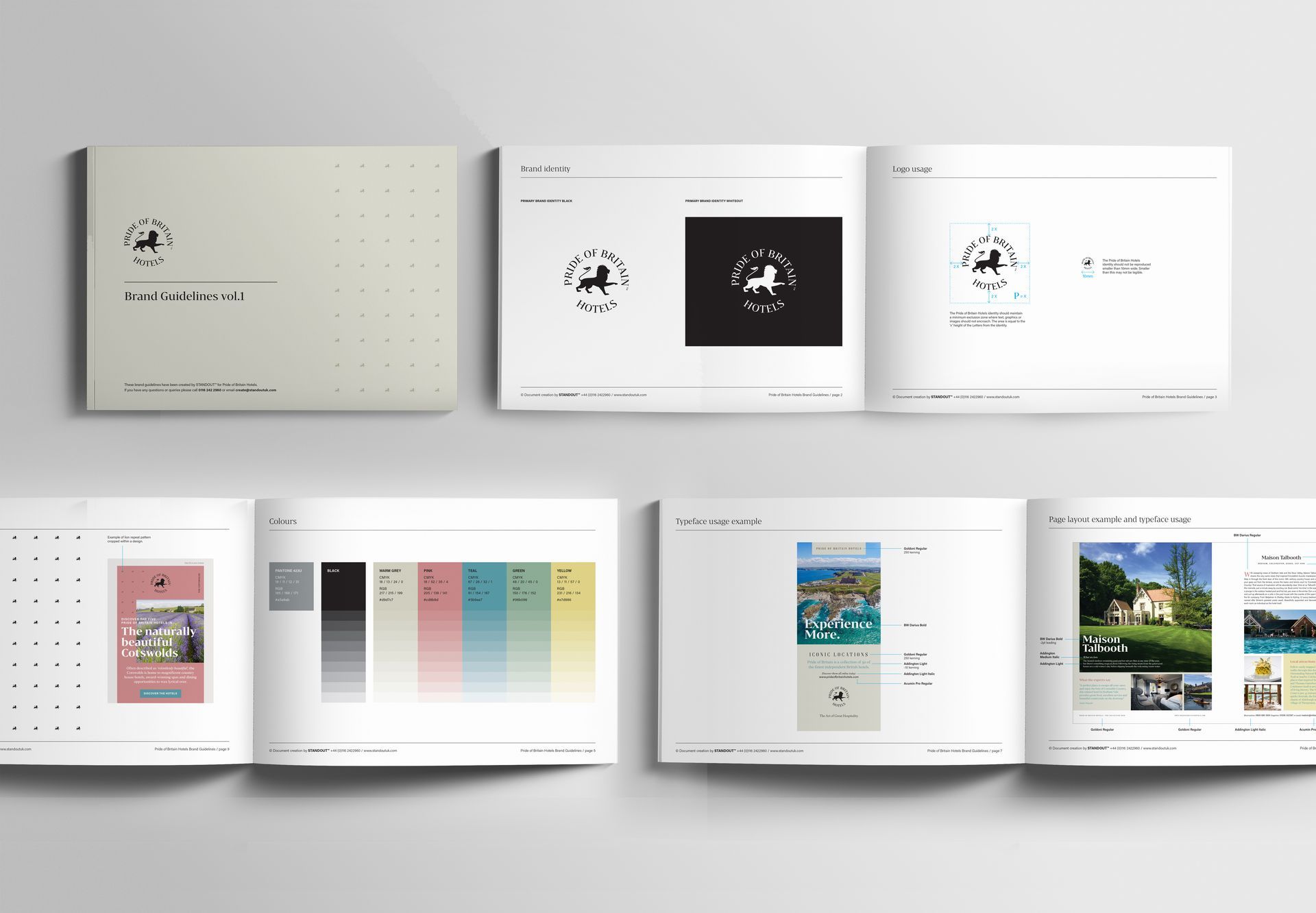 Pride of Britain Hotels brand guidelines