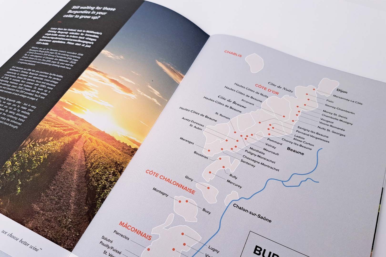 Mr.Wheeler Wine brochure design