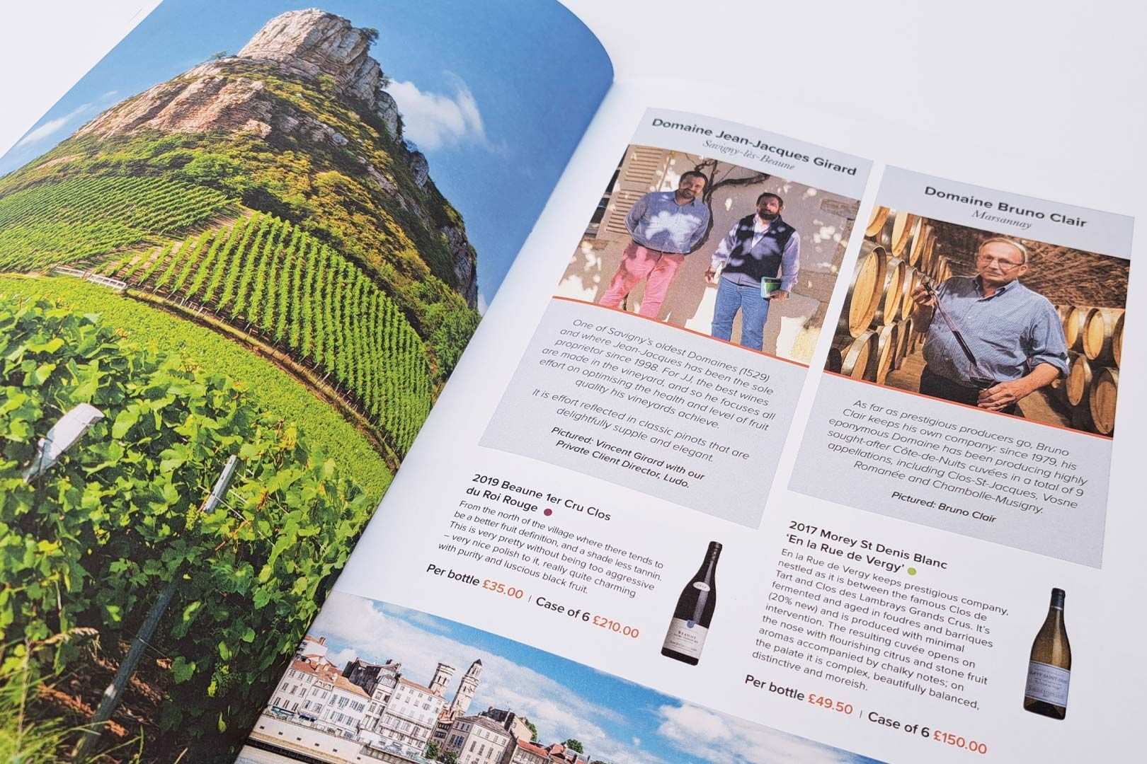 Mr.Wheeler Wine brochure design