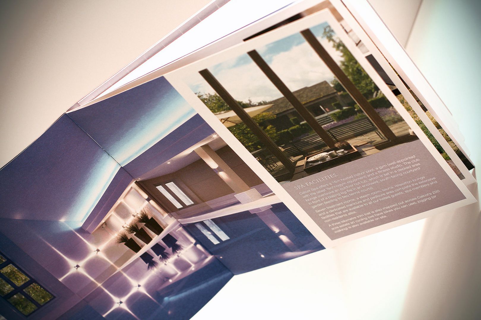 A stack of architectural renderings displaying interior and exterior views of a modern home.