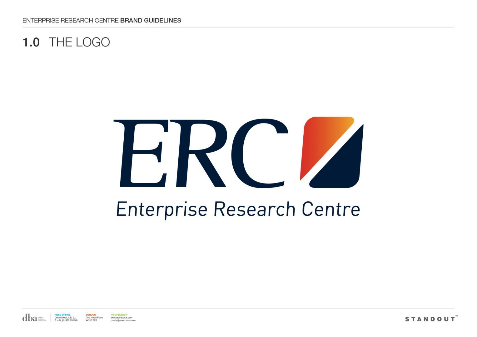 Enterprise Research Centre design and marketing
