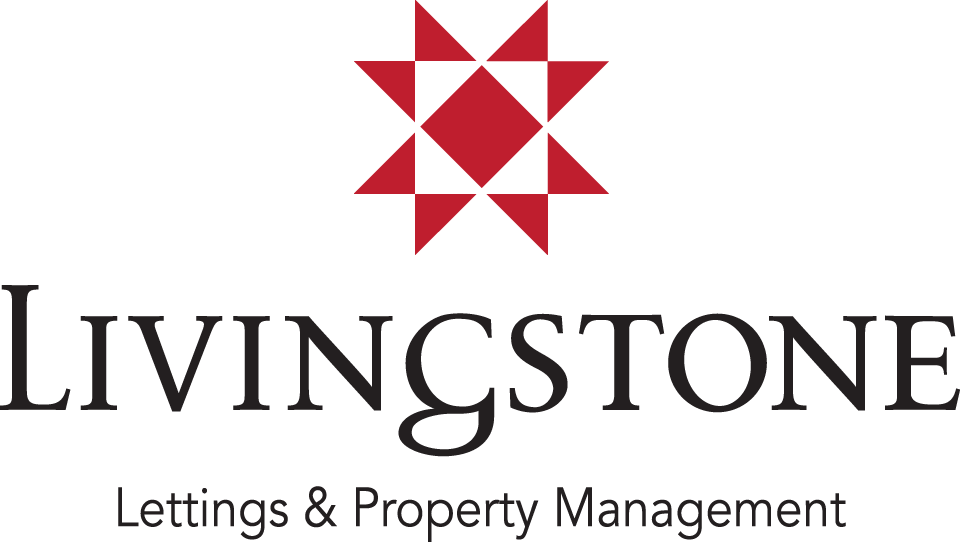 Livingstone Lettings & Property Management logo with a red starburst above the word 