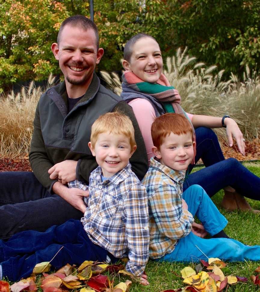 Shane and Keely with family