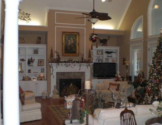 Christmas Decors In Living Room — Mooresville, NC — Bryan Clodfelter Construction Company