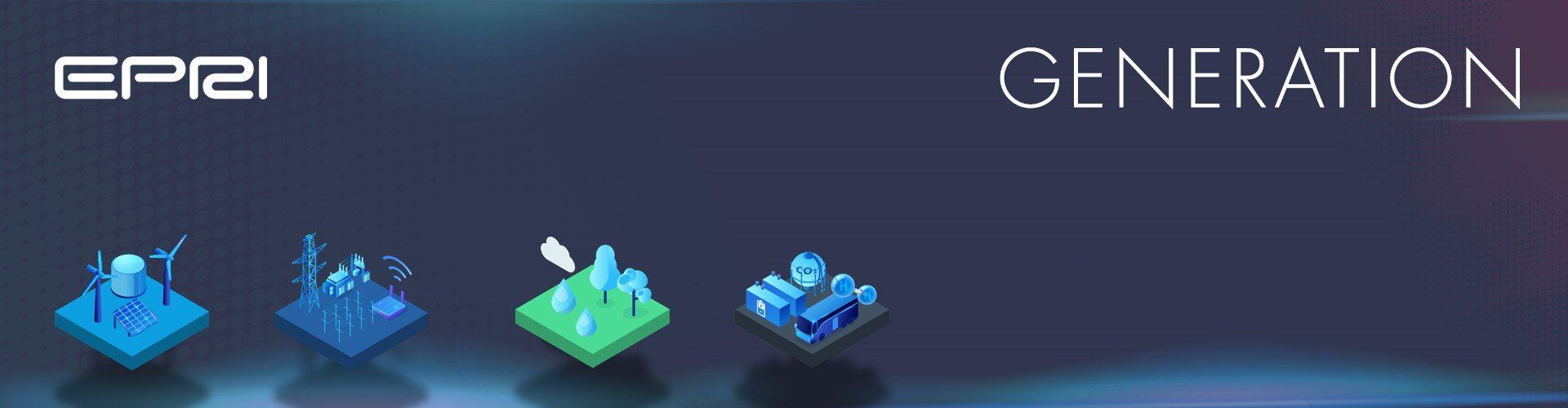 The word generation is on a blue background