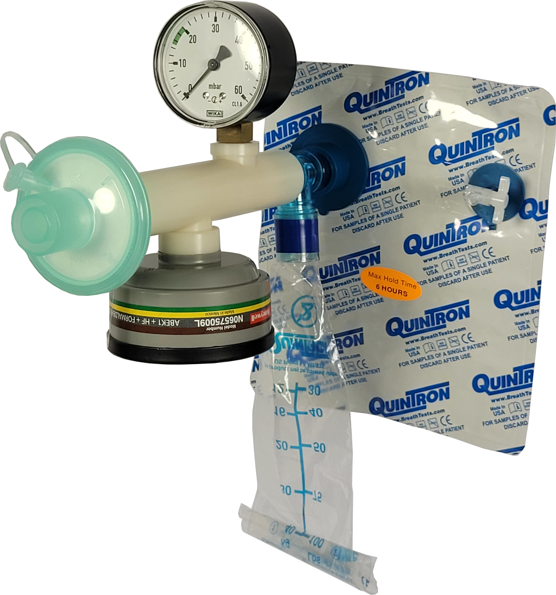 A device that has the word quinton on it
