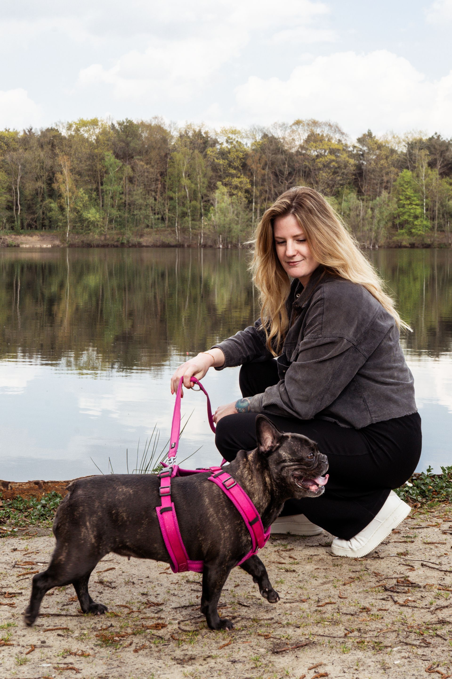 Luna and me in front of Nuenen lake