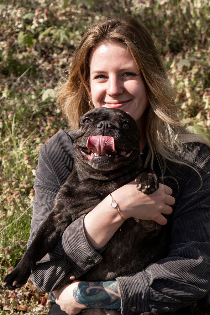 Me and Luna from Luna Tailored Pet Care