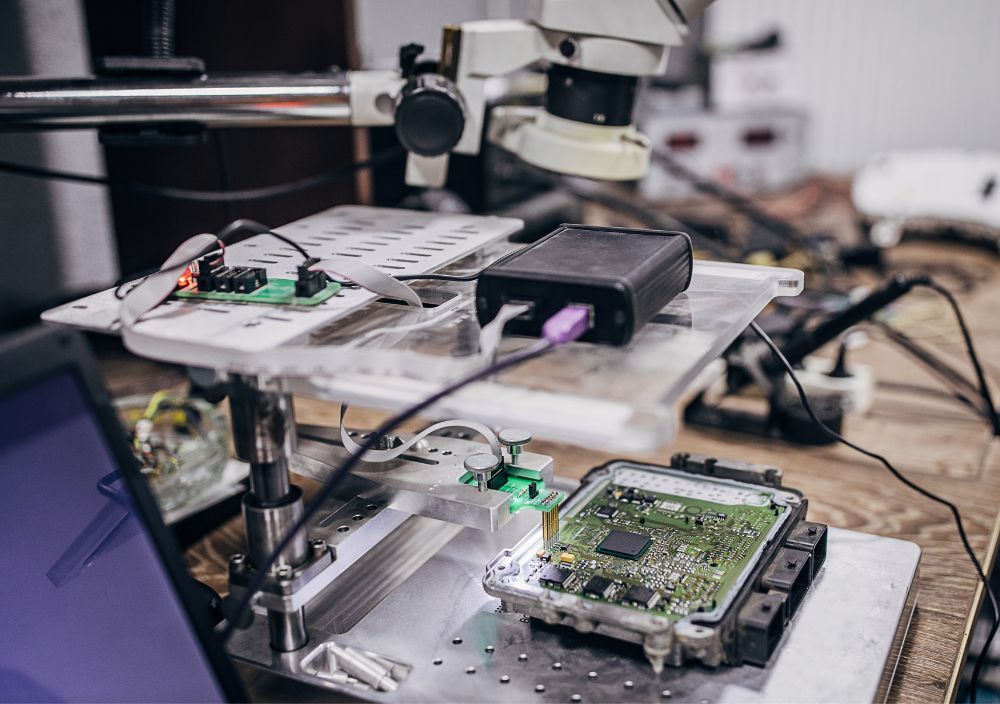 Car remapping in our workshop in Reading