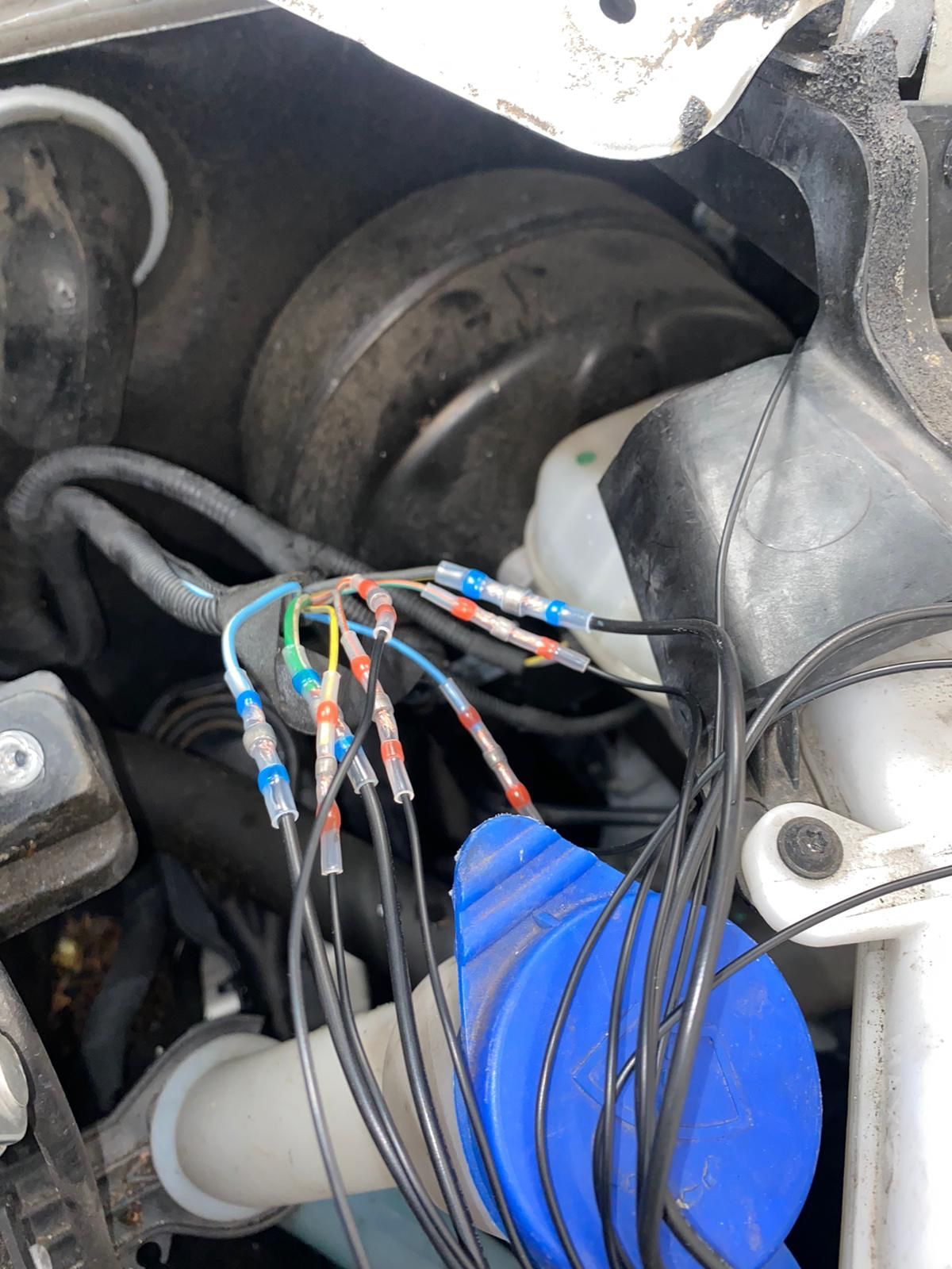 wiper repairs on a Ford Transit Van
