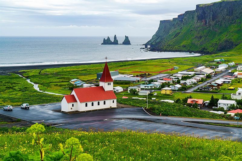 Vik Small Fishing Town