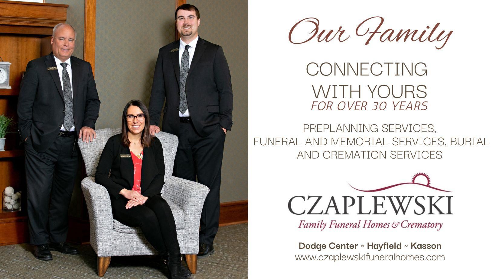 About Us | Czaplewski Family Funeral Homes & Crematory