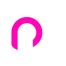 A pink and white stylised M for Miss Money Savvy