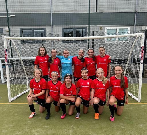 Wilmslow Girls FC sponsored by Miss Money Savvy