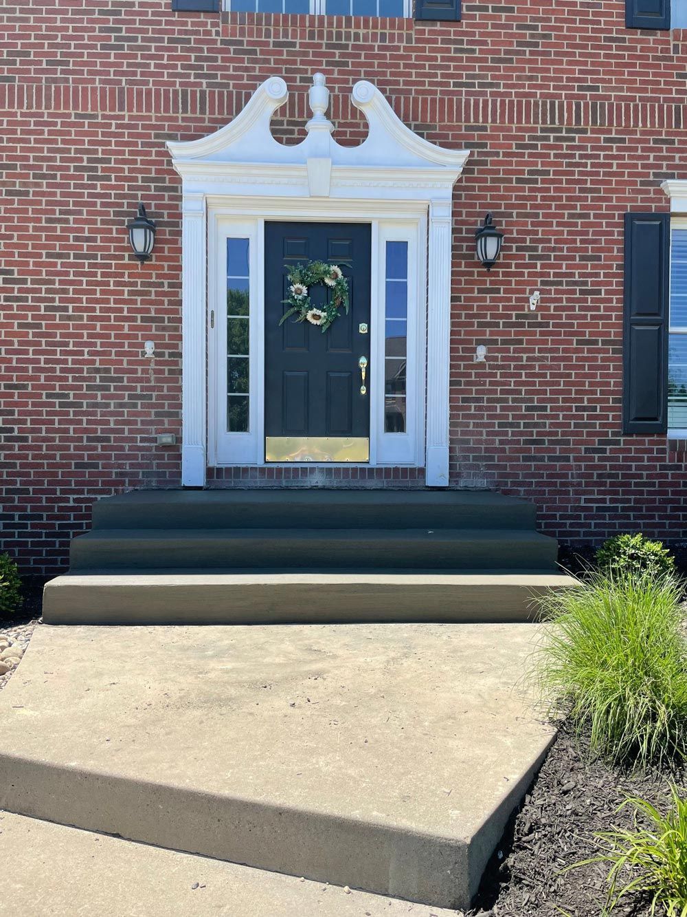Front Door Stairs — Chicora, PA — Ryan Vargo Concrete