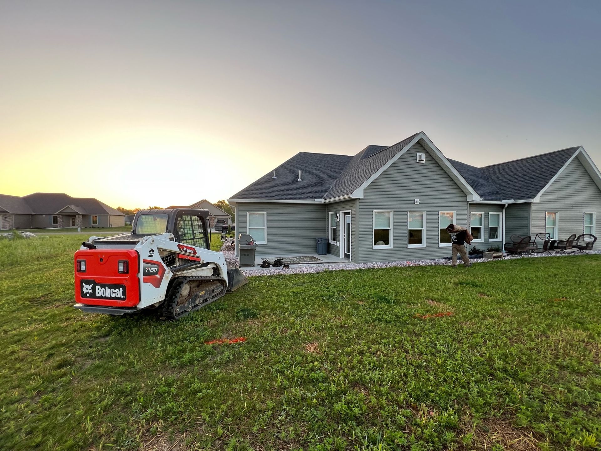 House And A Lawn Mower— Chicora, PA — Ryan Vargo Concrete