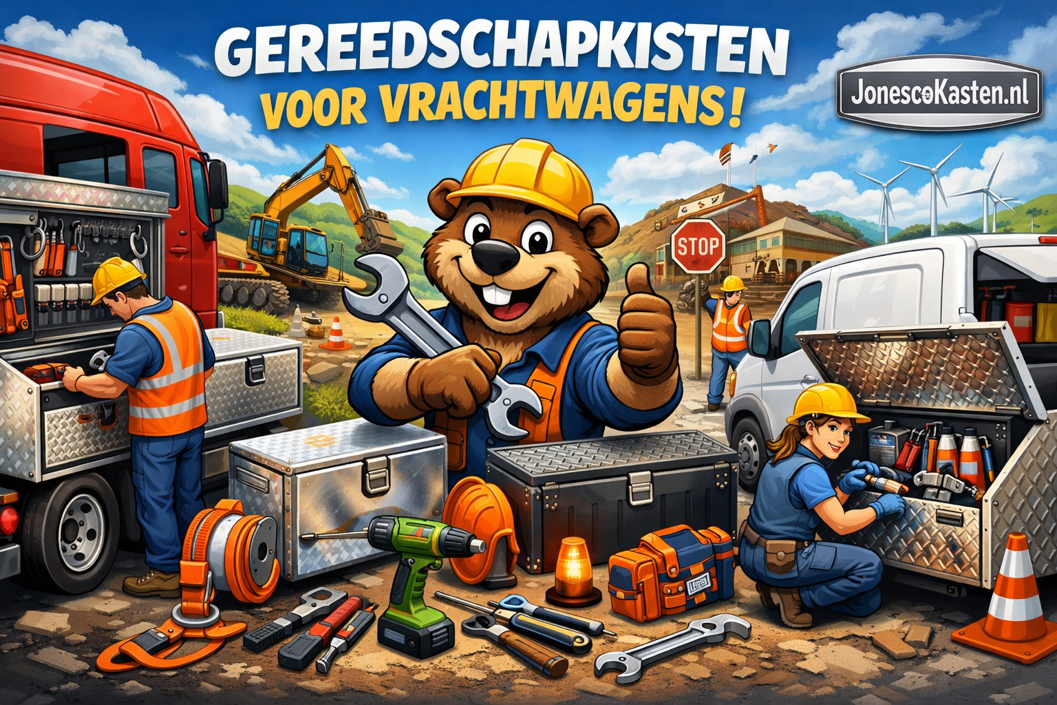 Waarom een goede gereedschapskast op uw vrachtwagen onmisbaar is