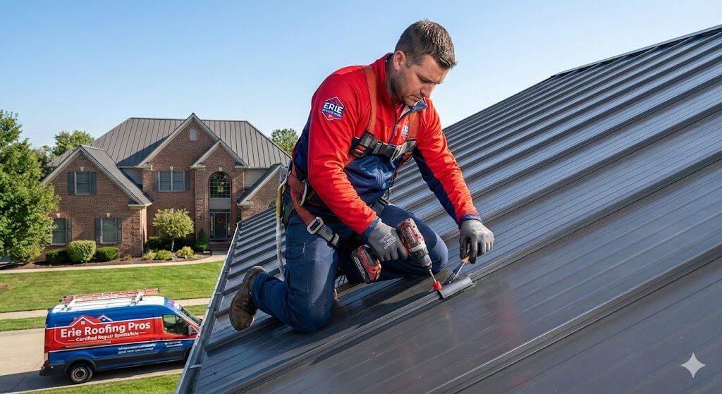 When Metal Roof Repair Makes Sense By Erie Roofing Pros
