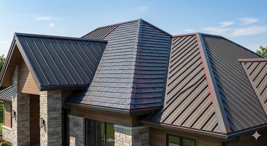Types of Metal Roofs By Erie Roofing Pros