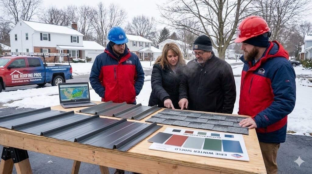 Metal Roof Selection By Erie Roofing Pros