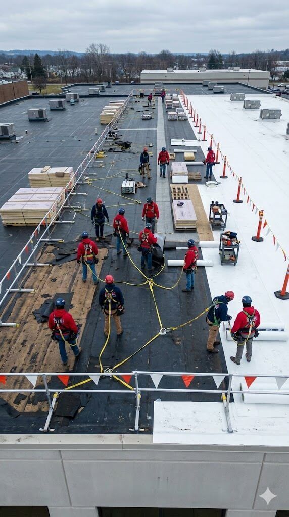 Commercial Roof Repair in Erie, PA By Erie Roofing Pros