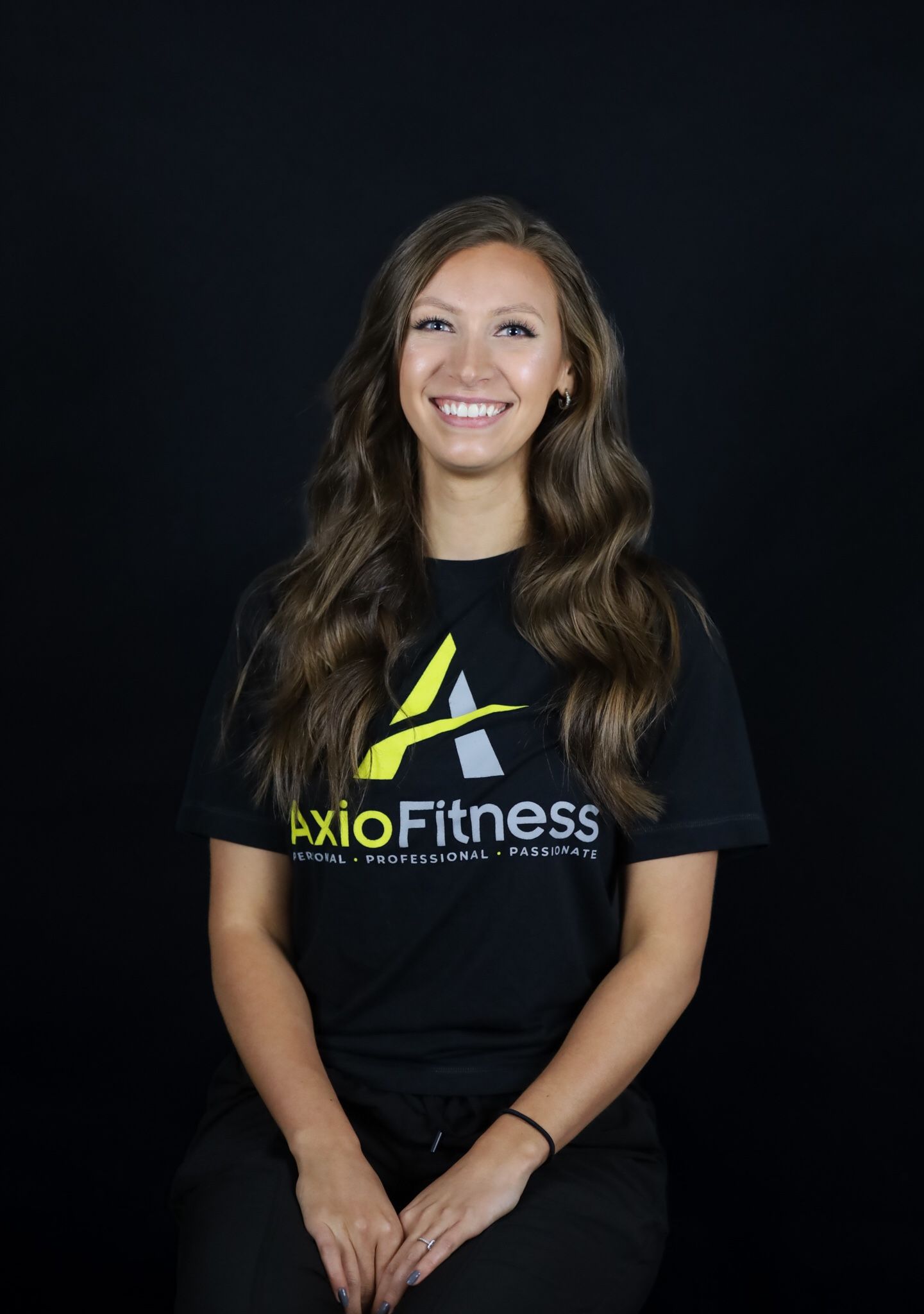 Woman wearing a black 