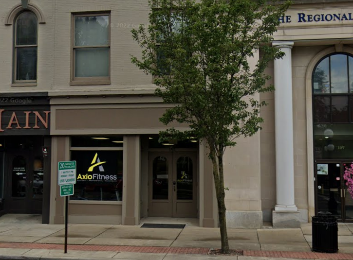 Exterior view of a building with 
