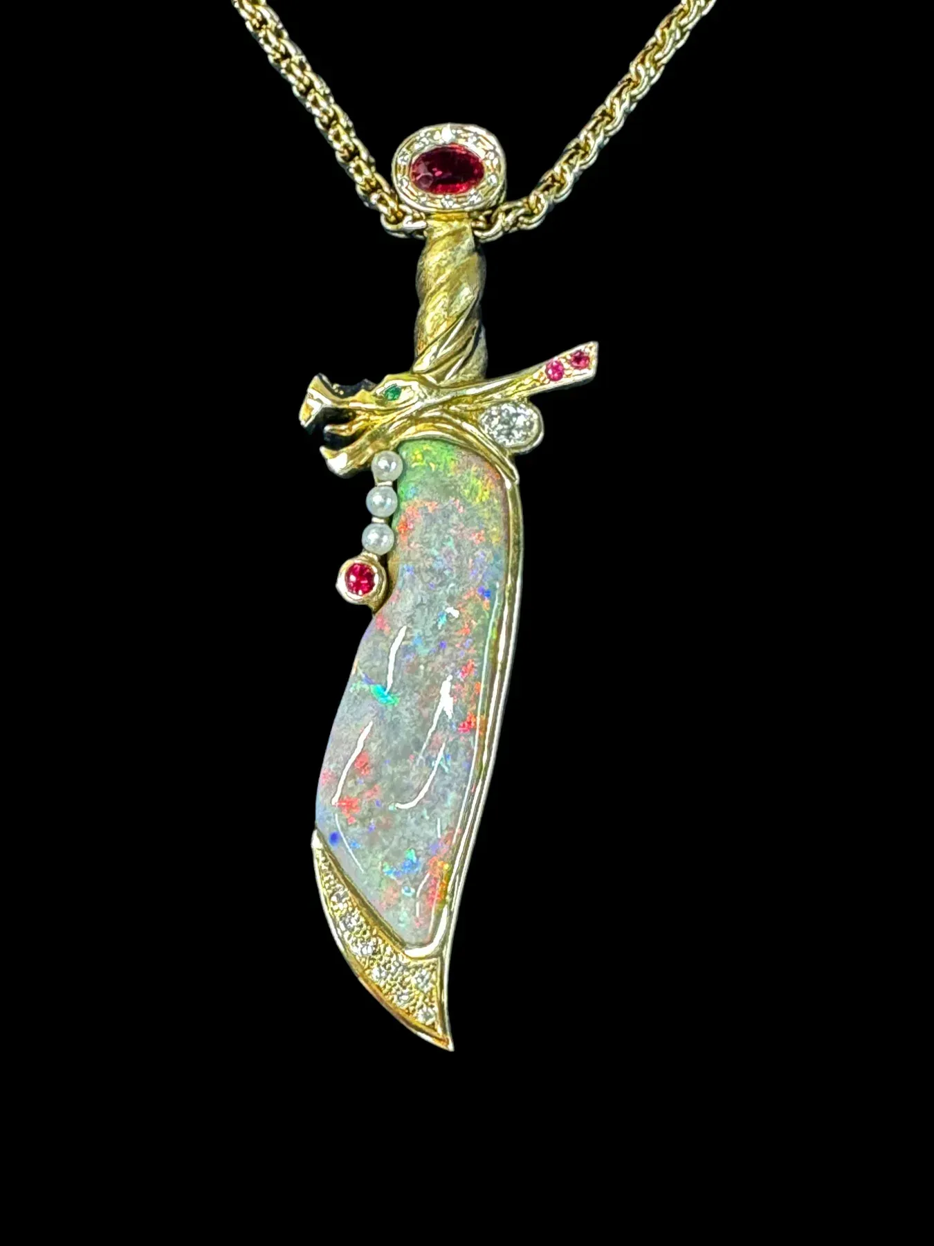 A dragon pendant