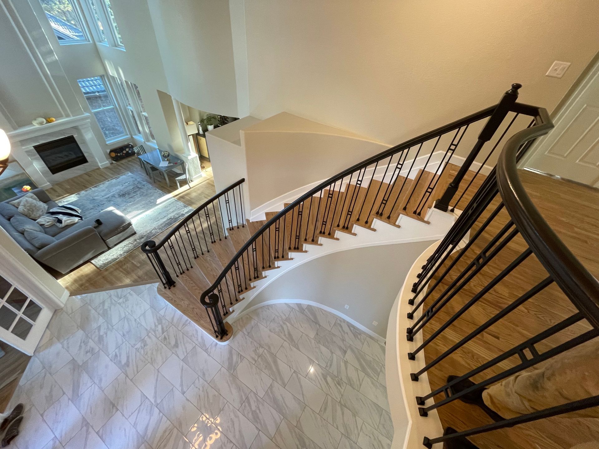 staircase in home