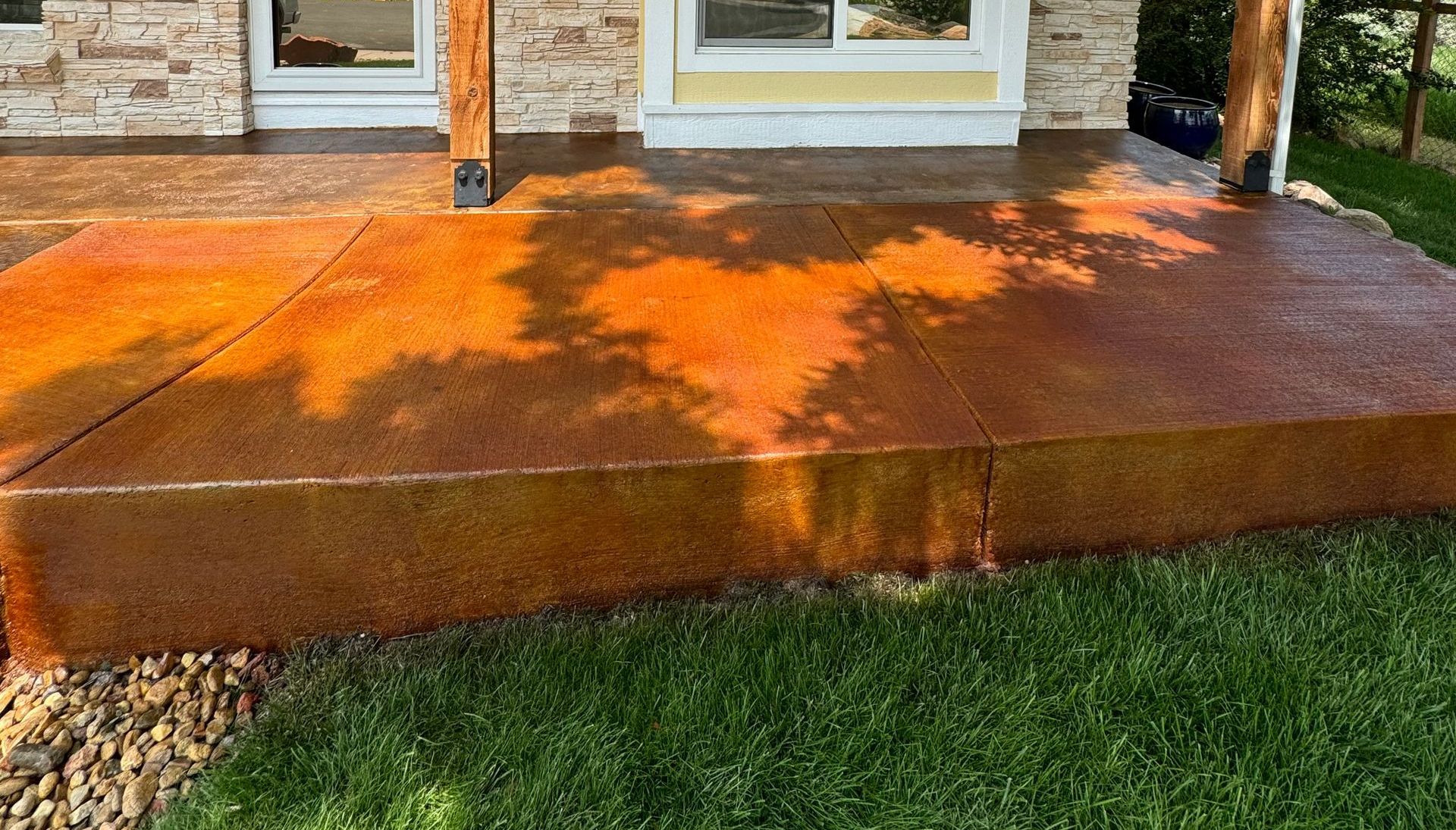 stained floor