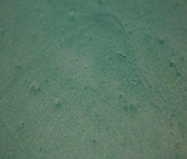 iridescent green