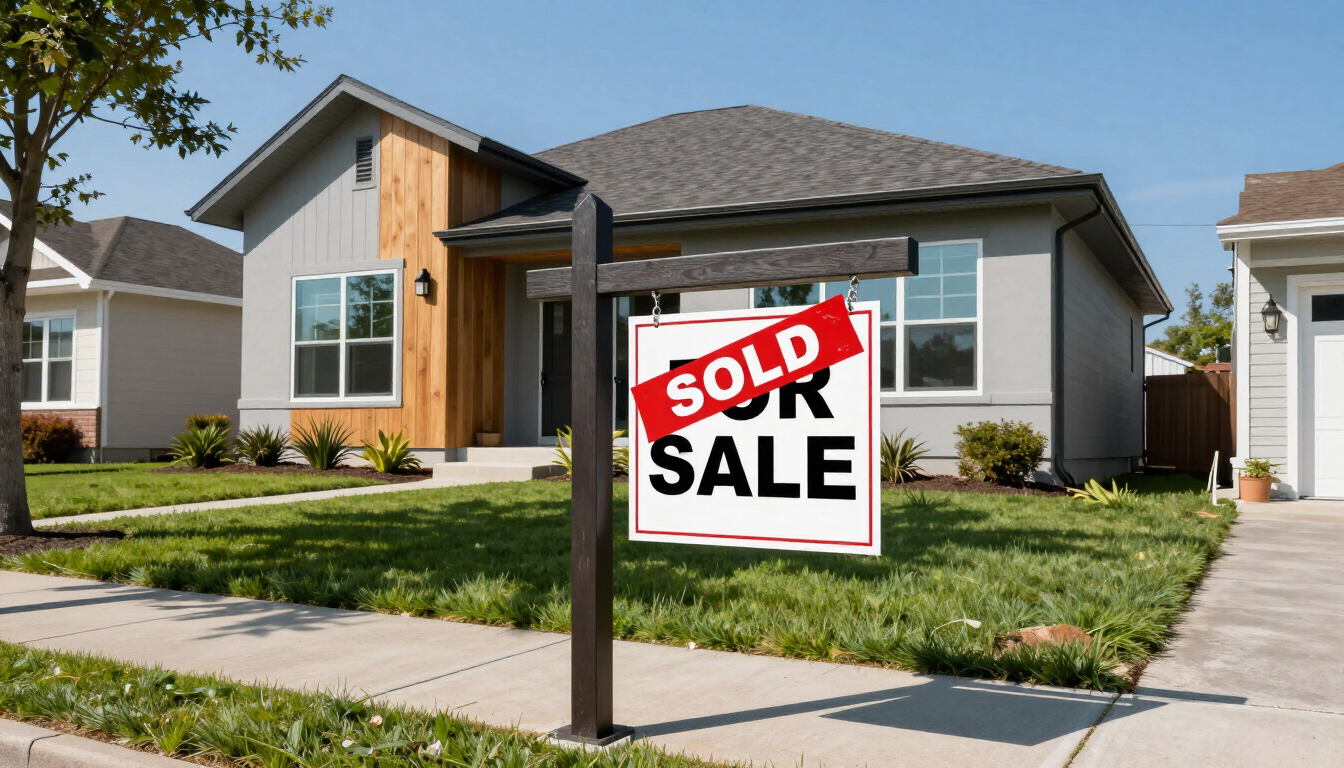 Real estate broker Keishaun Garner helping a client sell a home in Indianapolis.