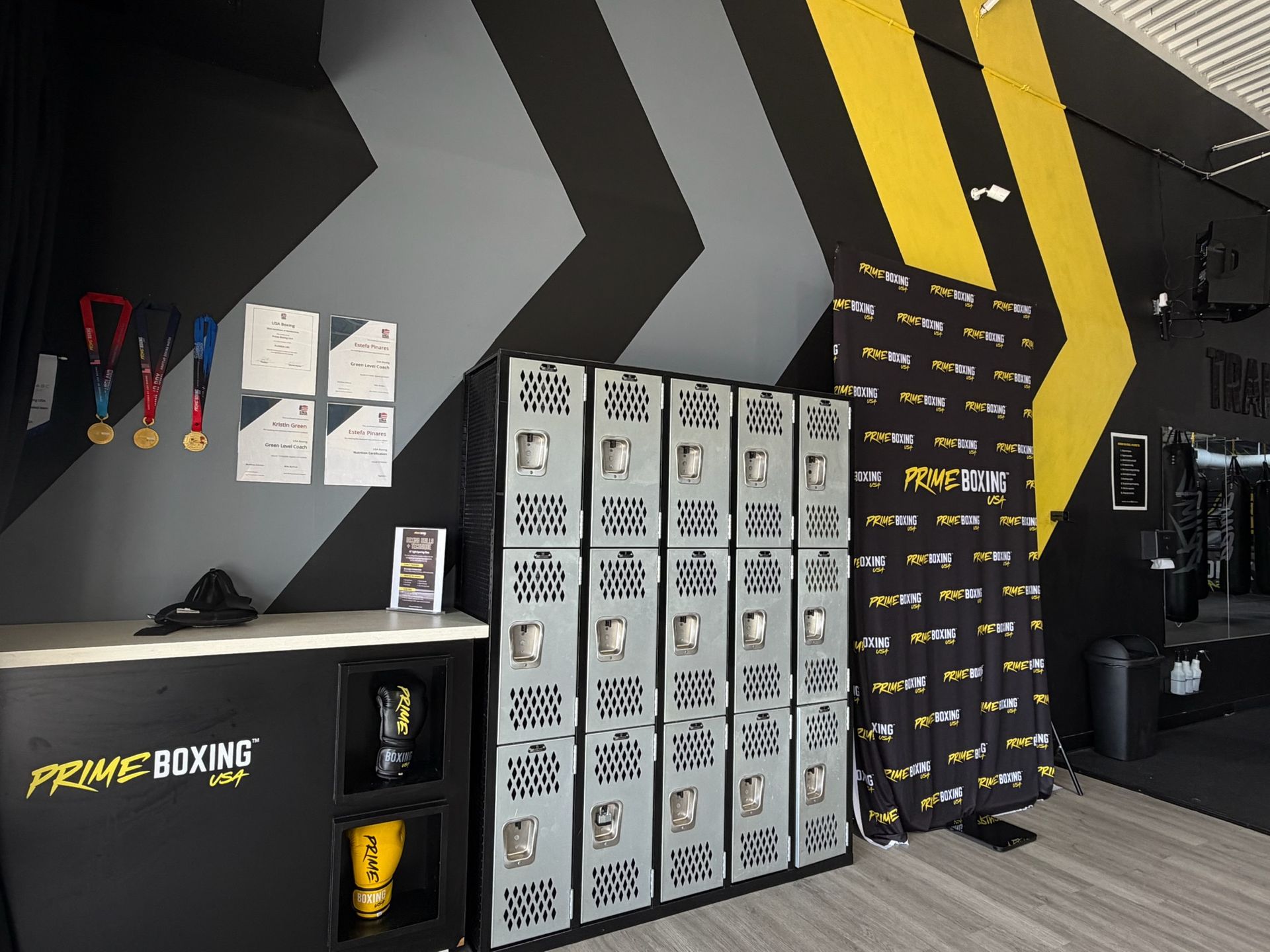 Prime Boxing USA Lockers 
