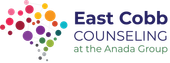 A logo for east cobb counseling at the anada group