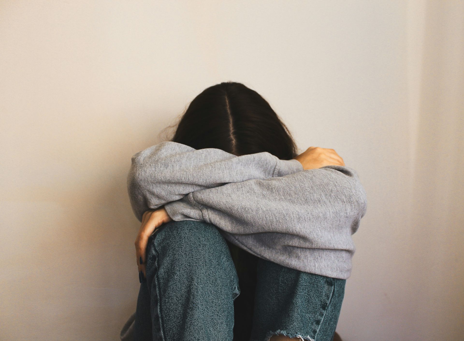 person crying