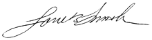 signature of Lane B Smith